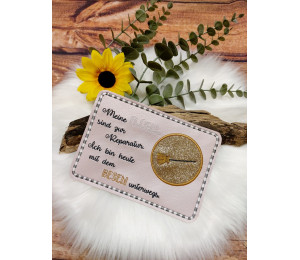 Stickserie ITH - Mug Rug 23x Freche Sprüche